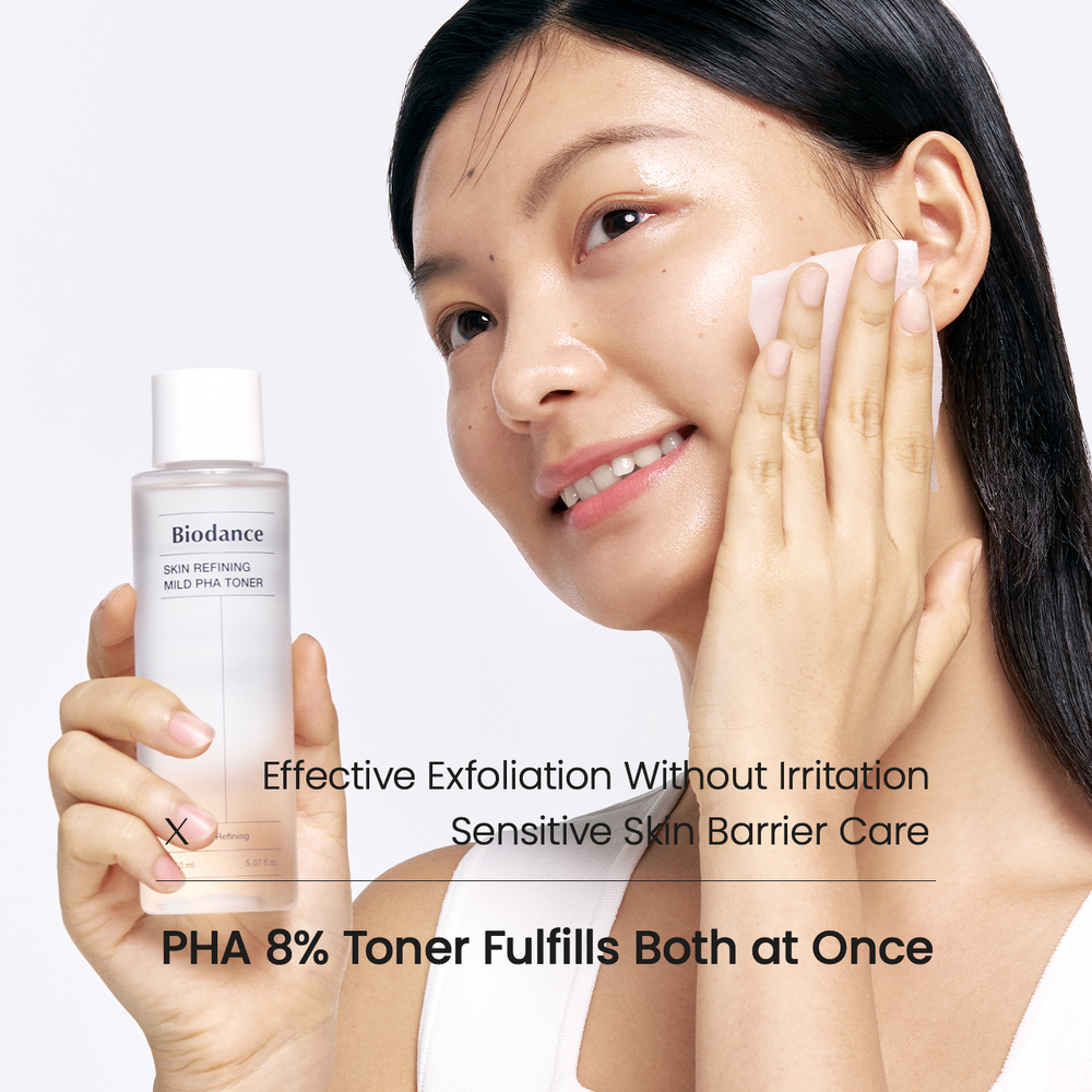 SKIN REFINING MILD PHA TONER WITH 8% PHA FOR GENTLE EXFOLIATION (T&Oacute;NICO FACIAL)